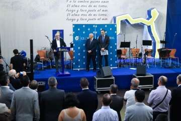 La fiesta aniversario de Global se celebró este miércoles en el Cabildo grancanario (Foto TA)